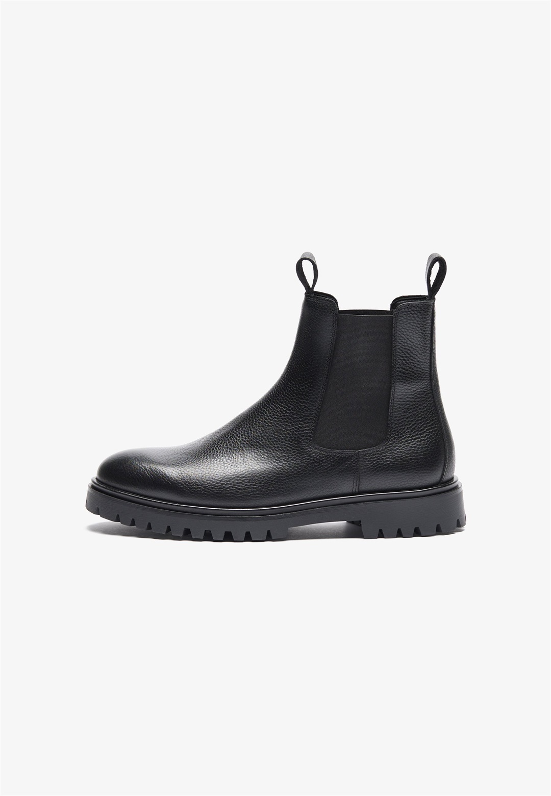 Zign LEATHER - Stiefelette - black/schwarz