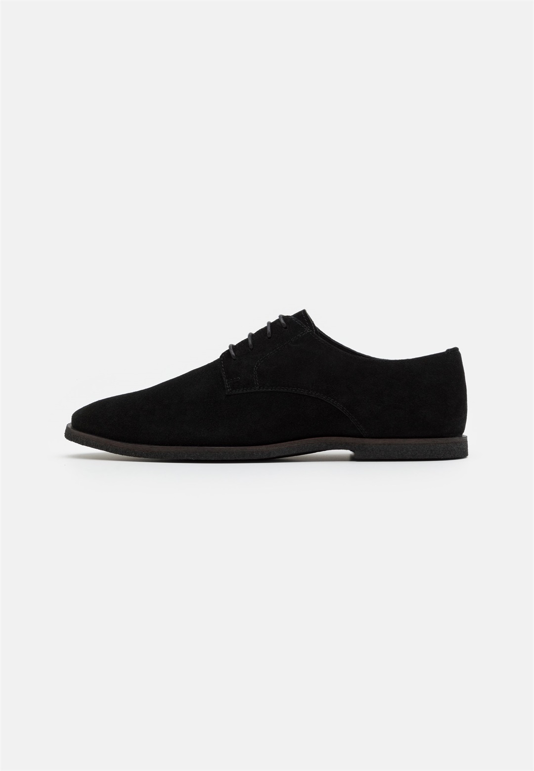 Zign LEATHER - Schnürer - black/schwarz