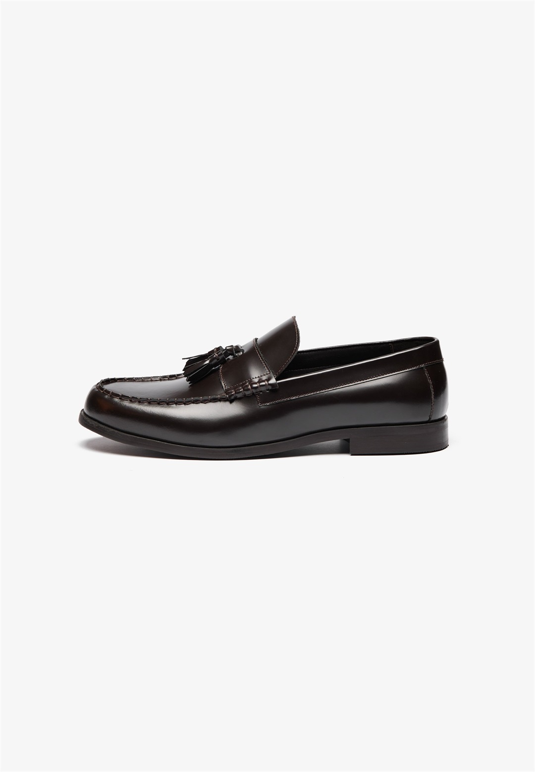 Zign LEATHER - Business-Slipper - dark brown/dunkelbraun