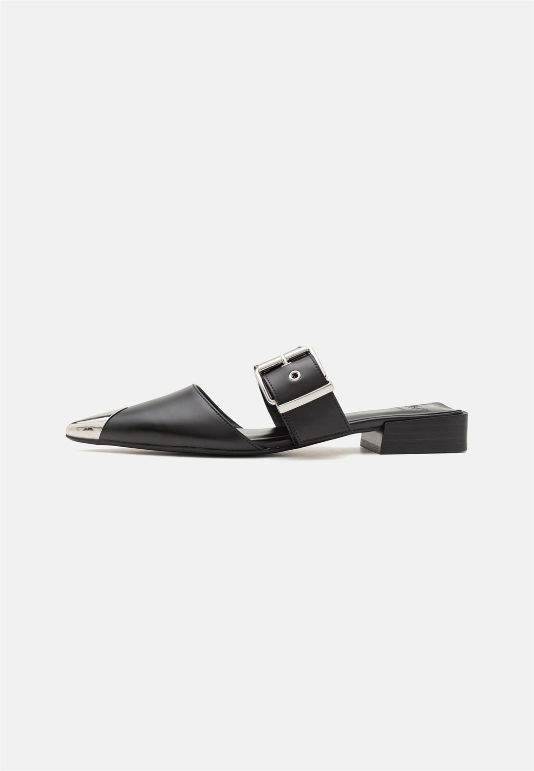 Zign Studio LEATHER - Pantolette flach - black/schwarz